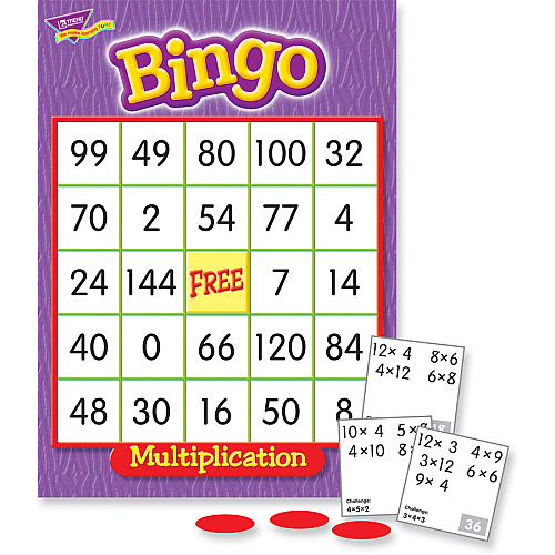 Trend Multiplication Bingo Learning Game Theme/Subject: Learning - Skill Learning: Mathematics - 8-13 Year (T6135)