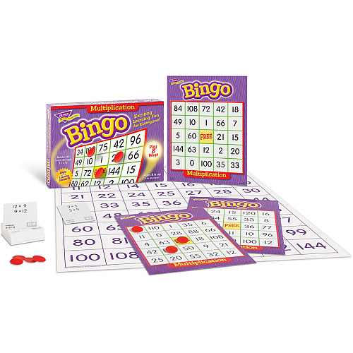 Trend Multiplication Bingo Learning Game Theme/Subject: Learning - Skill Learning: Mathematics - 8-13 Year (T6135)