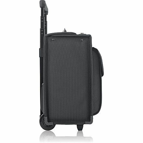 Solo Classic Carrying Case (Roller) for 17" Notebook - Black Ballistic Poly, Polyester Body - Handle - 12.8" Height x 18" Width x 7" Depth - 1 Each (B784)