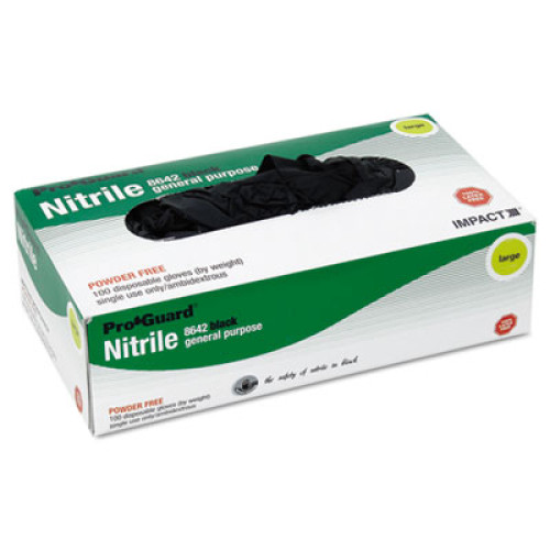 Impact 8642L ProGuard Disposable Nitrile Gloves