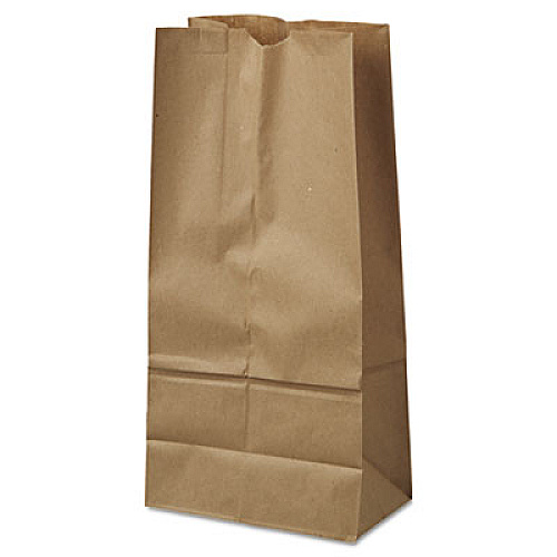 General Grocery Paper Bags, 16# Size, 35# Basis Weight, 7.75" x 4.81" x 16", Kraft, 500 Bags/Pack, 2 Packs/Bundle (GK16)