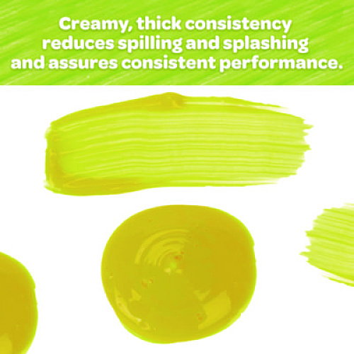 Crayola Washable Fingerpaint, Yellow, 16 oz Bottle 1 Color(s) - Yellow - 16 fl oz - Washable - 1 Each (551316034)