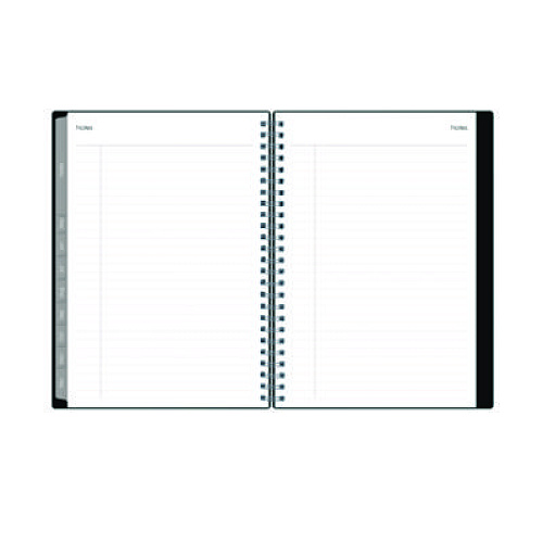Blue Sky Enterprise Weekly/Monthly Notes Planner, 8.63" x 5.88", Black Cover, 12-Month (Jan to Dec): 2026 (131793)