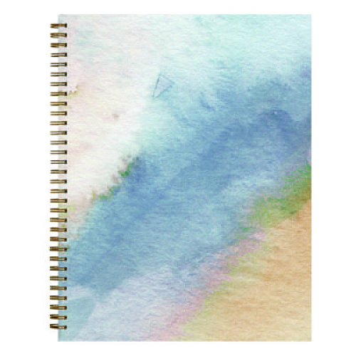 Blue Sky One Tree Planted Andreo Weekly/Monthly Planner, Abstract Artwork, 11" x 8.5", Blue/Sand/Green Cover, 12-Month (Jan-Dec): 2026 (137948)