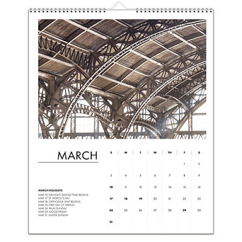 House of Doolittle 100% Recycled Abstract Architecture Photos Wall Calendar, 14 x 11, White Sheets, 12-Month (Jan-Dec): 2026 (315)