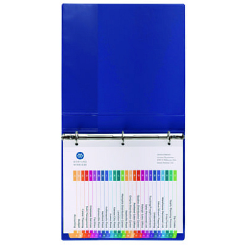 Avery Customizable Table of Contents Ready Index Multicolor Dividers, 26-Tab, A to Z, 11 x 8.5, White, 6 Sets (11832)