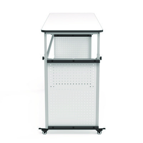 Luxor Modular Teacher's Desk, 60.25 x 21 x 32 to 38, White (DTTB002)
