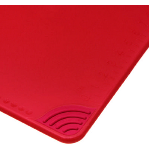 San Jamar Saf-T-Grip Cutting Board, Plastic, 24 x 18, x 0.5, Red (CBG182412RD)