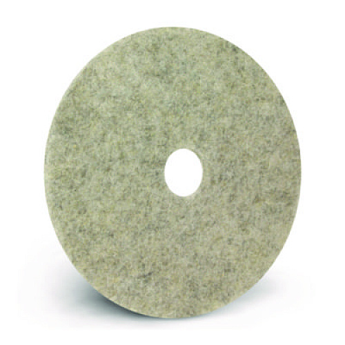 Americo Porko Plus Burnishing Pads, 20" Diameter, Brown, 5/Carton (401820)