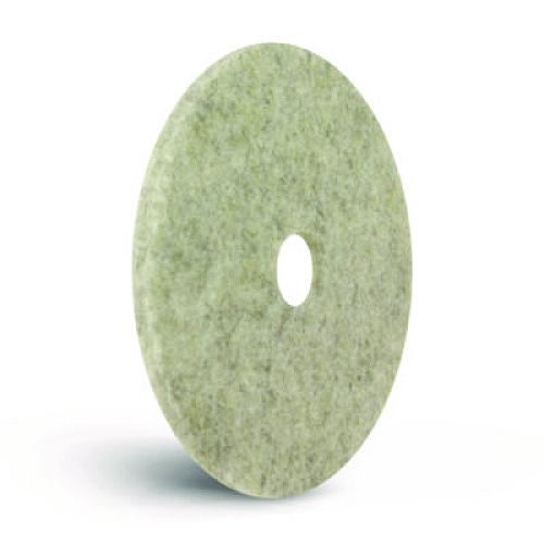 Americo Porko Plus Burnishing Pads, 20" Diameter, Brown, 5/Carton (401820)