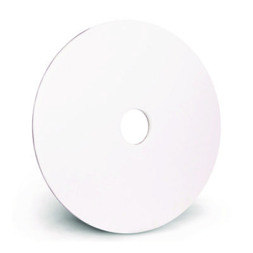 Americo XTRACT Melamine Floor Pad, 20" Diameter, White/Brown, 5/Carton (404020)