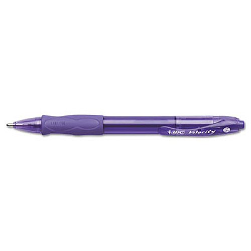 BIC Velocity Atlantis Bold Retractable Ballpoint Pen, 1.6mm, Assorted Ink & Barrel, 8/Pack (VLGBAP81AST)