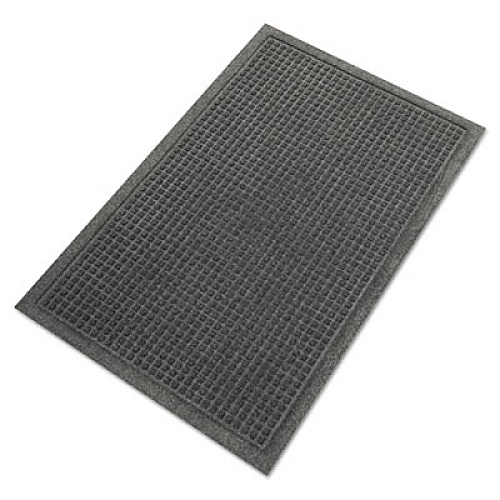 Guardian EcoGuard Indoor/Outdoor Wiper Mat, Rubber, 24 x 36, Charcoal Indoor, Outdoor, Carpeted Floor, Hard Floor - 36" Length x 24" Width - Rectangular - Rubber - Charcoal - 1 Each (EG020304)