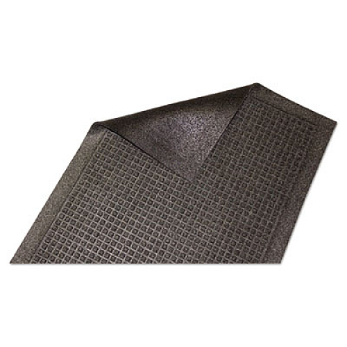 Guardian EcoGuard Indoor/Outdoor Wiper Mat, Rubber, 24 x 36, Charcoal Indoor, Outdoor, Carpeted Floor, Hard Floor - 36" Length x 24" Width - Rectangular - Rubber - Charcoal - 1 Each (EG020304)
