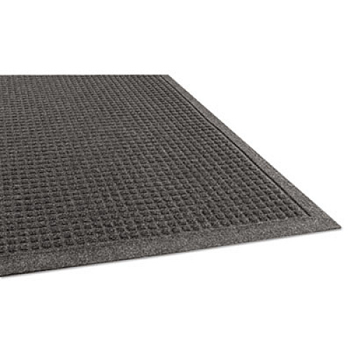 Guardian EcoGuard Indoor/Outdoor Wiper Mat, Rubber, 24 x 36, Charcoal Indoor, Outdoor, Carpeted Floor, Hard Floor - 36" Length x 24" Width - Rectangular - Rubber - Charcoal - 1 Each (EG020304)