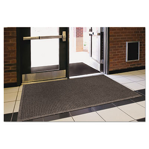 Guardian EcoGuard Indoor/Outdoor Wiper Mat, Rubber, 24 x 36, Charcoal Indoor, Outdoor, Carpeted Floor, Hard Floor - 36" Length x 24" Width - Rectangular - Rubber - Charcoal - 1 Each (EG020304)