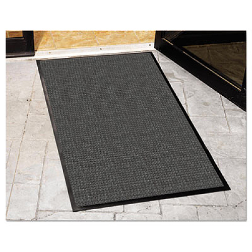 Guardian WaterGuard Indoor/Outdoor Scraper Mat, 36 x 120, Charcoal Indoor, Outdoor, Floor - 10 ft Length x 36" Width - Rectangular - Rubber - Charcoal - 1 Each (WG031004)