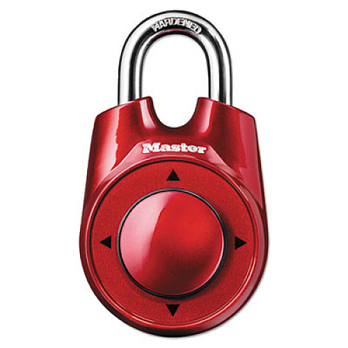 Master Lock Speed Dial Set-Your-Own Combination Lock, 2" Wide, Assorted (1500ID)