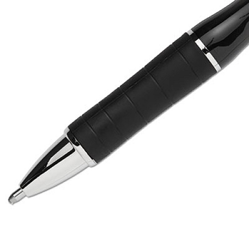 Paper Mate Profile Elite Retractable Ballpoint Pen, Bold 1.4mm, Black Ink, Black Barrel (1776372)