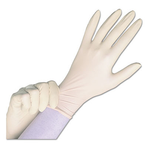 Medline Powder-free Stretch Vinyl Exam Gloves 9.50" Glove Length - X-Large Size - Cream - Stretchable, Latex-free, Non-sterile - For Multipurpose - 130 / Box (6CUR9227)