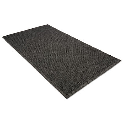 Guardian EcoGuard Indoor/Outdoor Wiper Mat, Rubber, 24 x 36, Charcoal Indoor, Outdoor, Carpeted Floor, Hard Floor - 36" Length x 24" Width - Rectangular - Rubber - Charcoal - 1 Each (EG020304)