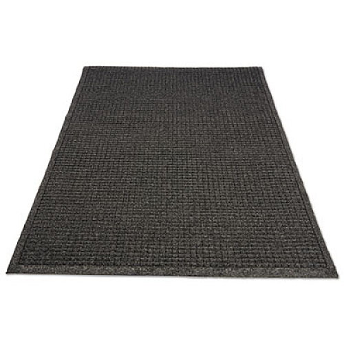 Guardian EcoGuard Indoor/Outdoor Wiper Mat, Rubber, 24 x 36, Charcoal Indoor, Outdoor, Carpeted Floor, Hard Floor - 36" Length x 24" Width - Rectangular - Rubber - Charcoal - 1 Each (EG020304)