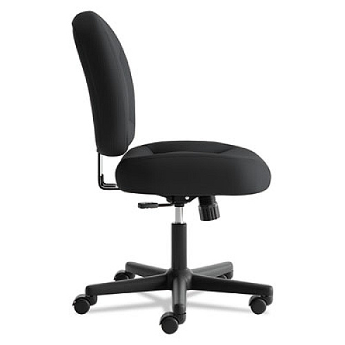 HON VL210 Low-Back Task Chair, Supports Up to 250 lb, 17" to 20.5" Seat Height, Black Black - Mesh - 1 Each (VL210MM10)