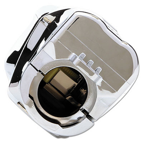 Rubbermaid Commercial Auto Flush Clamp-On Toilet Flushing System, Polished Chrome Chrome - 1 Each (401805A)