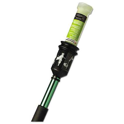 Easy Scrub Flat Mop Tool, 16 x 5 Head, 38" to 59.5" Green Aluminum Handle