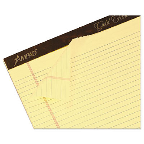Ampad Gold Fibre Premium Jr. Legal Writing Pads - 50 Sheets - Watermark - View #6