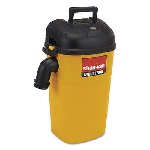 Shop-Vac Wall Mount Industrial Wet/Dry Vac, 5 gal Capacity, 9 amp, 17 lbs, Yellow/Black VACUUM,WALL MOUNTABLE,YL (3942010)