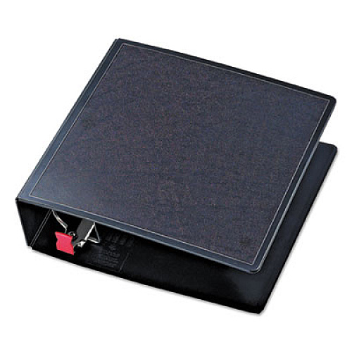 Cardinal SuperLife Easy Open Locking Slant-D Ring Binder, 3 Rings, 3" Capacity, 11 x 8.5, Black (14032)
