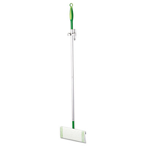 Command Broom Gripper, 3.12w x 2.43d x 3.34h, White/Gray, 1 Gripper/2 Strips 4 lb (1.81 kg) Capacity - 4" Height x 5.2" Width - for Broom - Plastic - White, Clear - 1 Each (17007ES)