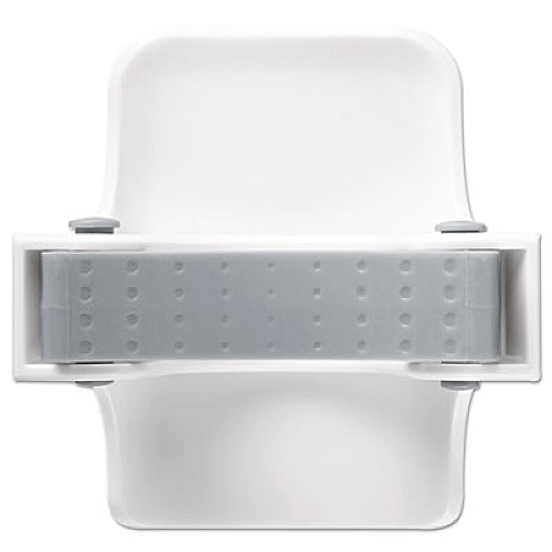 Command Broom Gripper, 3.12w x 2.43d x 3.34h, White/Gray, 1 Gripper/2 Strips 4 lb (1.81 kg) Capacity - 4" Height x 5.2" Width - for Broom - Plastic - White, Clear - 1 Each (17007ES)