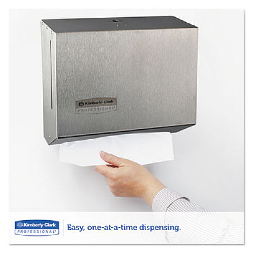 Windows Scottfold Compact Towel Dispenser, 10.6 x 4.75 x 9, Stainless Steel