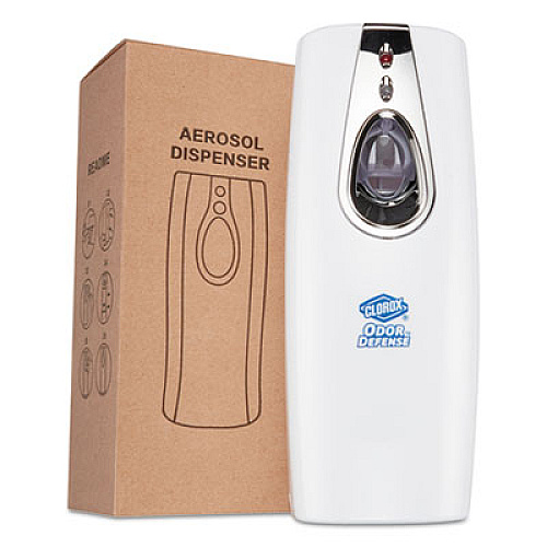 Clorox Commercial Solutions Odor Defense Wall Mount, 3.38 x 3.56 x 9, White, 10/Carton (31793)