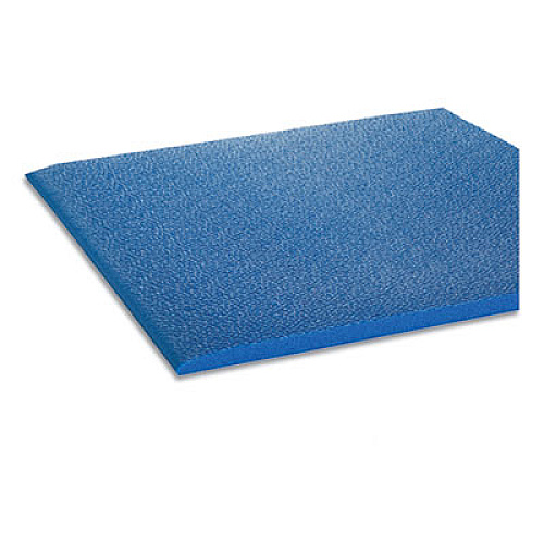 Crown Mats Comfort King Anti-Fatigue Mat, Zedlan, 24 x 36, Royal Blue Floor, Indoor - 36" Length x 24" Width x 0.375" Thickness - Rectangular - Extra Bounce - Sponge, PVC Foam - Royal Blue - 1 Each (CK0023BL)