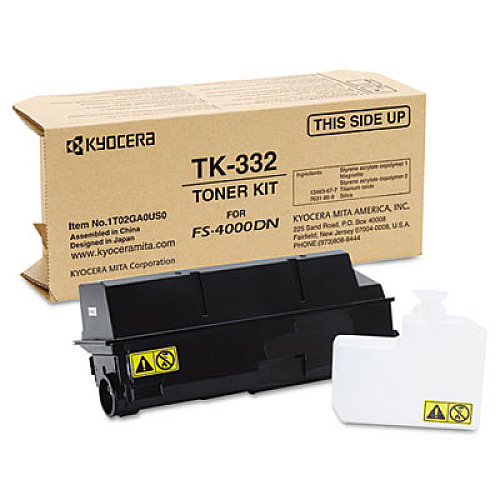 Kyocera TK322 Toner, 15000 Page-Yield, Black