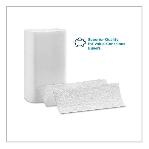 Georgia Pacific Professional Blue Select Multi-Fold 2 Ply Paper Towel, 9.2 x 9.4, White, 125/Pack, 16 Packs/Carton (21000) - 3 Pack