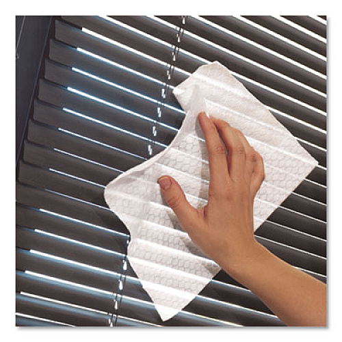 Dry Refill Cloths, White, 10.4" X 8", 52/box, 3 Boxes/carton