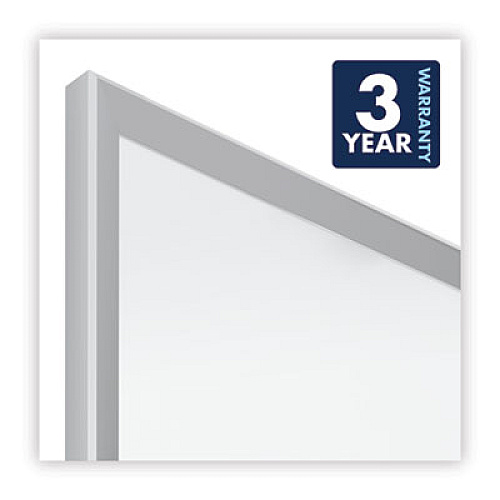 Quartet Classic Series Total Erase Dry Erase Boards, 48 x 36, White Surface, Silver Anodized Aluminum Frame 576" (48 ft) Width x 432" (36 ft) Height - White Melamine Surface - Silver Aluminum Frame - Horizontal/Vertical - Durable, Flexible, Smooth  (S534)