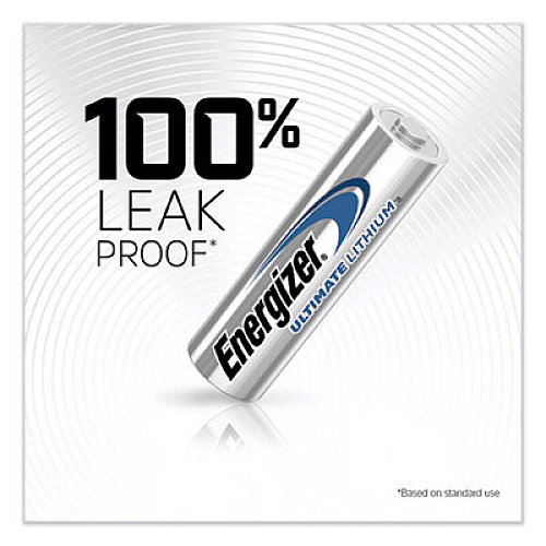 Energizer Ultimate Lithium AA Batteries, 1.5V, 12/Pack (L91SBP12)