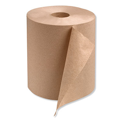 Tork Universal Hardwound Roll Towel, 1-Ply, 7.88" x 600 ft, Natural, 12/Carton (RK600E)