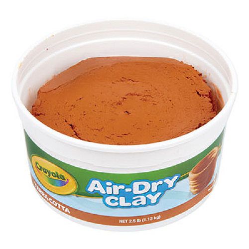 Crayola Air-Dry Clay, Terra Cotta, 2.5 lbs Art, Craft - Terra Cotta - 1 Each (575064)