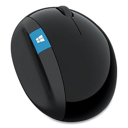 Microsoft Sculpt Ergonomic Desktop Wireless Keyboard and Mouse Combo, 2.4 GHz Frequency, Black (L5V00001)