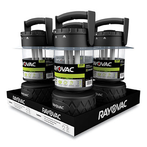Rayovac Sportsman Fluorescent Lantern, 8 D Batteries (Sold Separately), Black (SP8DTP4)