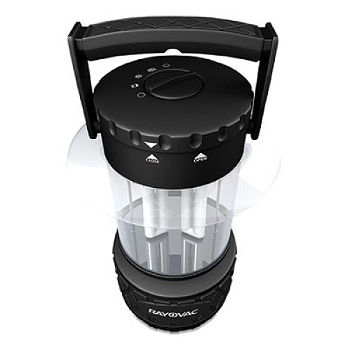 Rayovac Sportsman Fluorescent Lantern, 8 D Batteries (Sold Separately), Black (SP8DTP4)