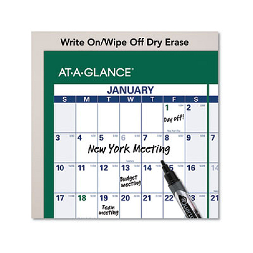 At-A-Glance Vertical Reversible Erasable Wall Calendar (PM21028)