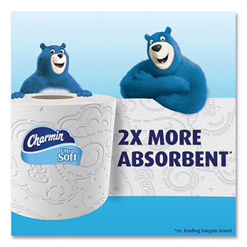 Charmin&reg; Ultra Soft Standard Toilet Paper, 2-Ply ,244 Sheets, 12 Rolls (61789PK)