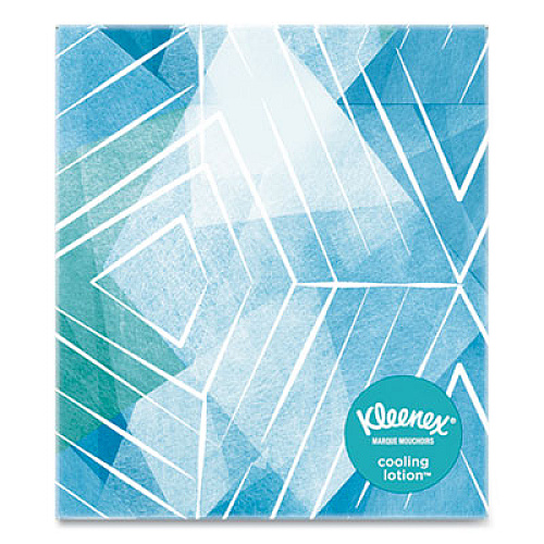 Kleenex Cool Touch Facial Tissue, 2-Ply, White, 45 Sheets/Box, 27 Boxes/Carton (50140)